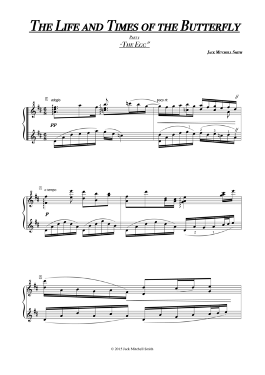 The Egg The Egg Piano Solo scores gallery preview page 1