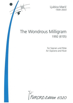 Book cover for The Wondrous Milligram