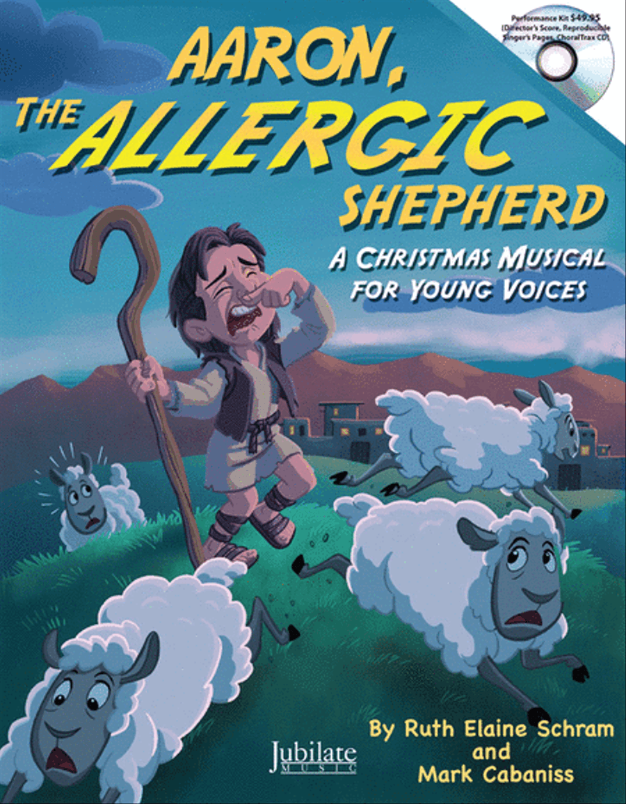 Aaron, the Allergic Shepherd Unison Choir scores gallery preview page 1