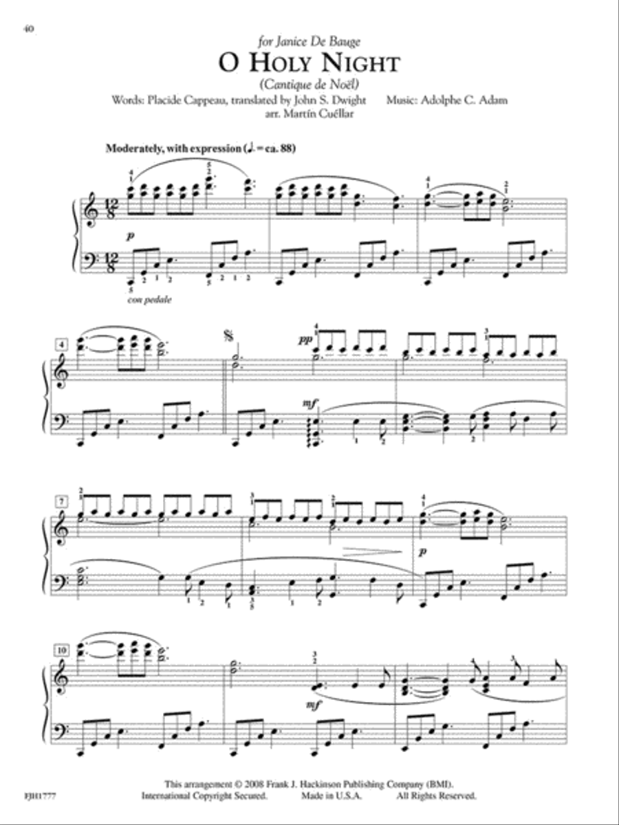 In Recital for the Advancing Pianist, Christmas Piano Method scores gallery preview page 4