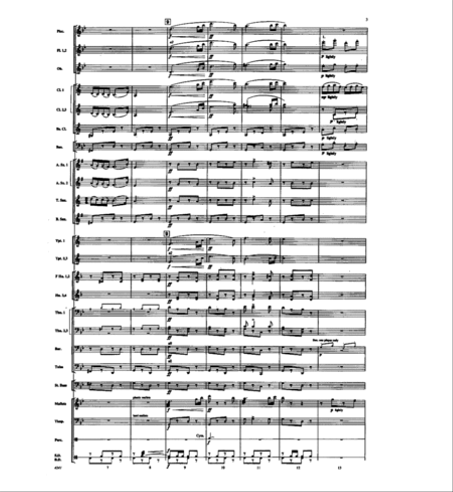 Hungarian Dance No. 5 Hungarian Dance No. 5 Concert Band scores gallery preview page 3