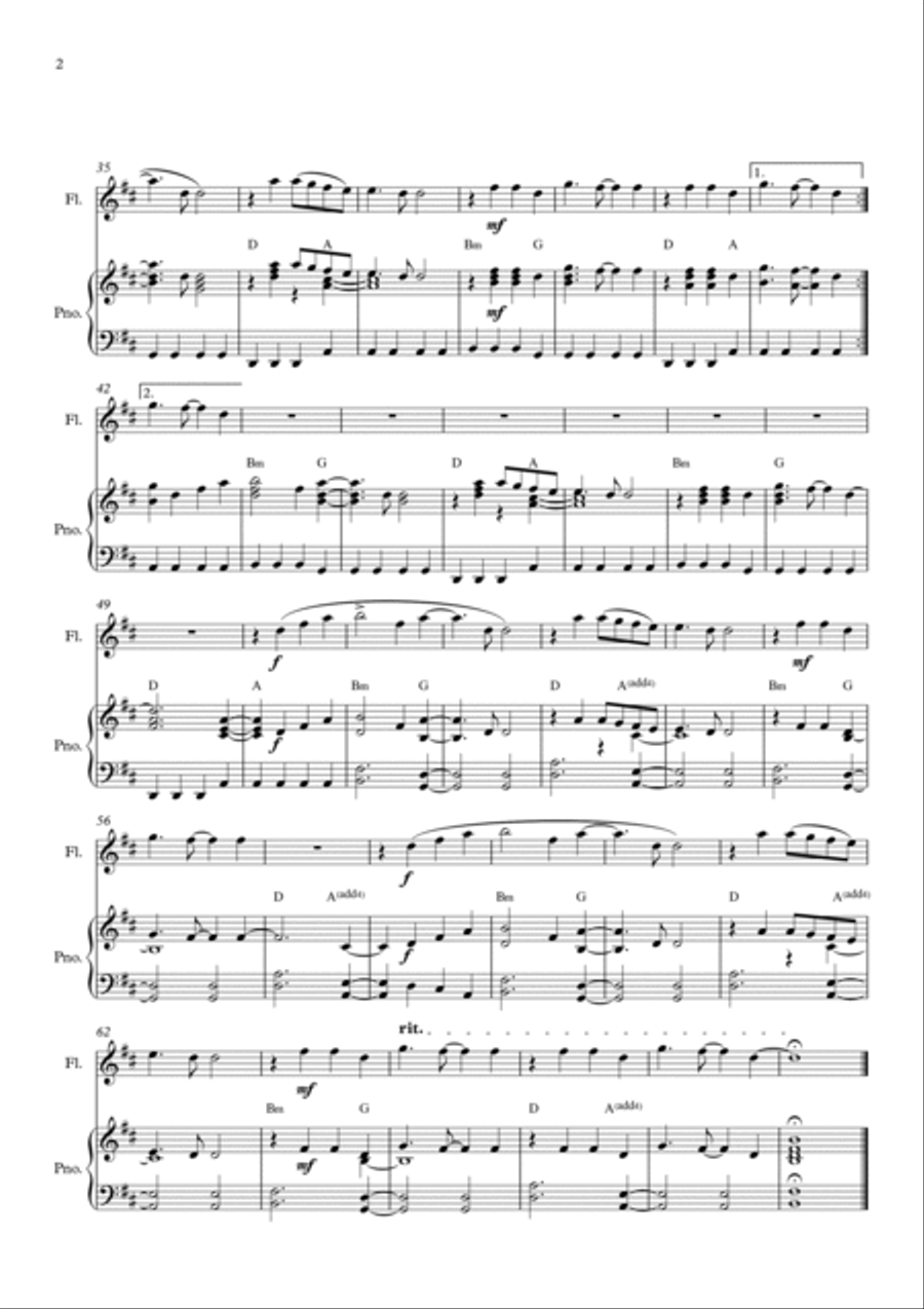 Ghost Ghost Flute Solo scores gallery preview page 2