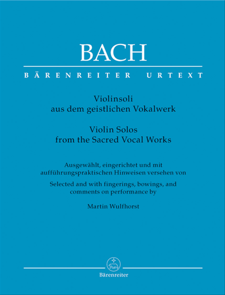 Violin Solos from the Sacred Vocal Works