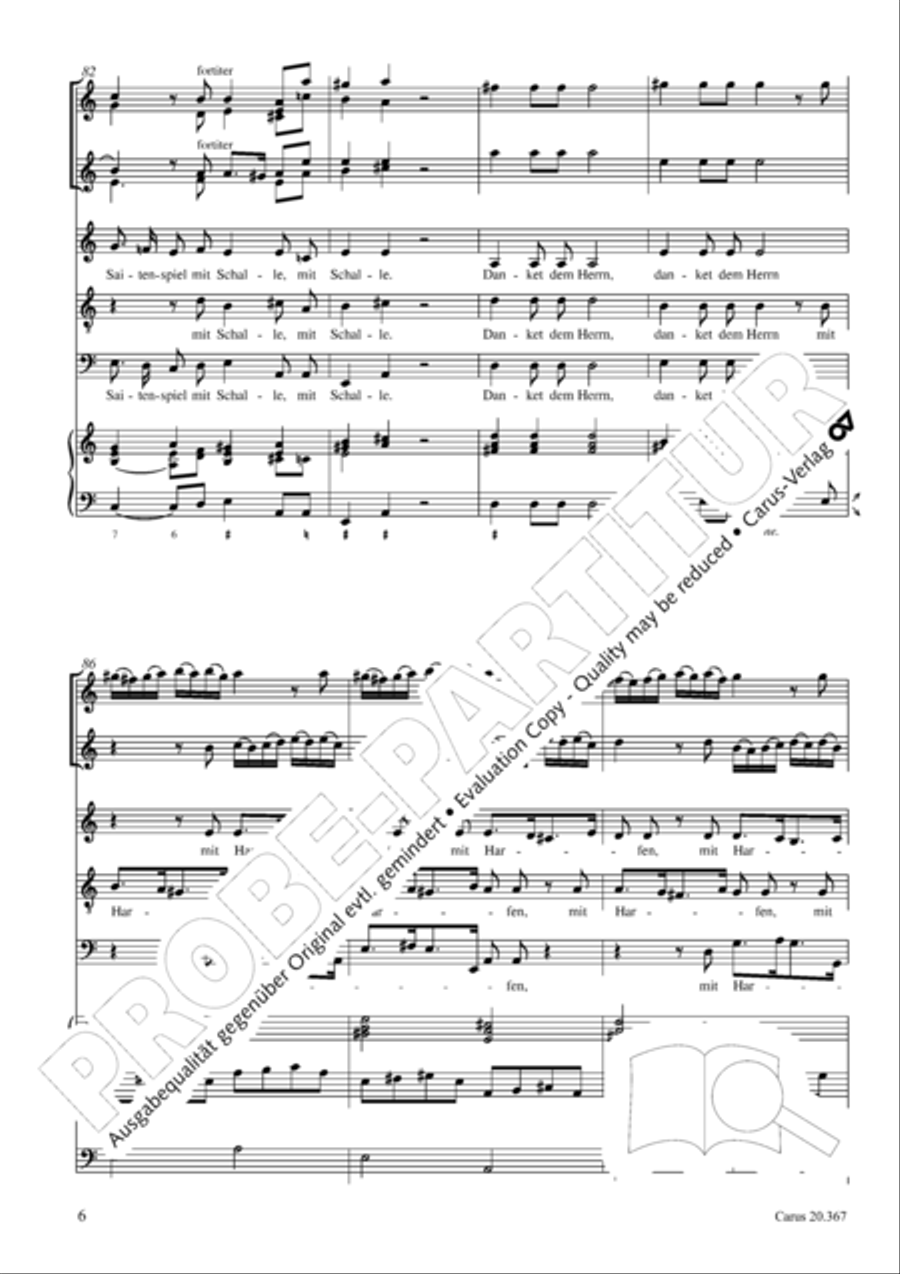 Freuet euch des Herren, ihr Gerechten ATB scores gallery preview page 7