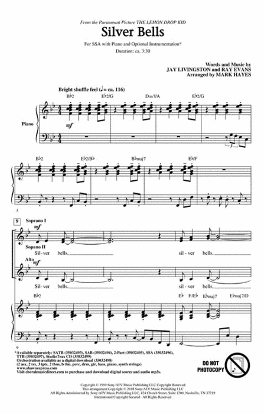 Silver Bells Silver Bells SSA scores gallery preview page 2