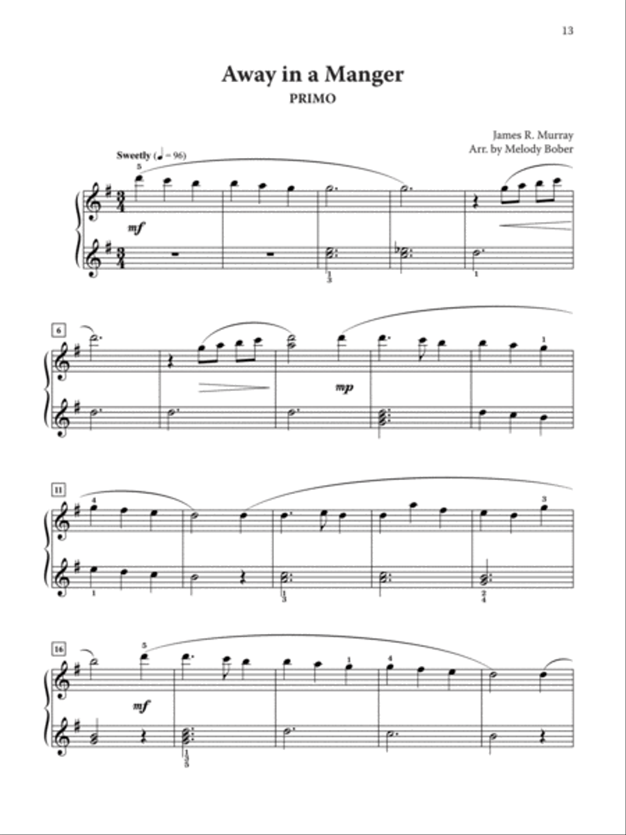 Christmas Memories for Two, Book 1 Small Ensemble scores gallery preview page 3