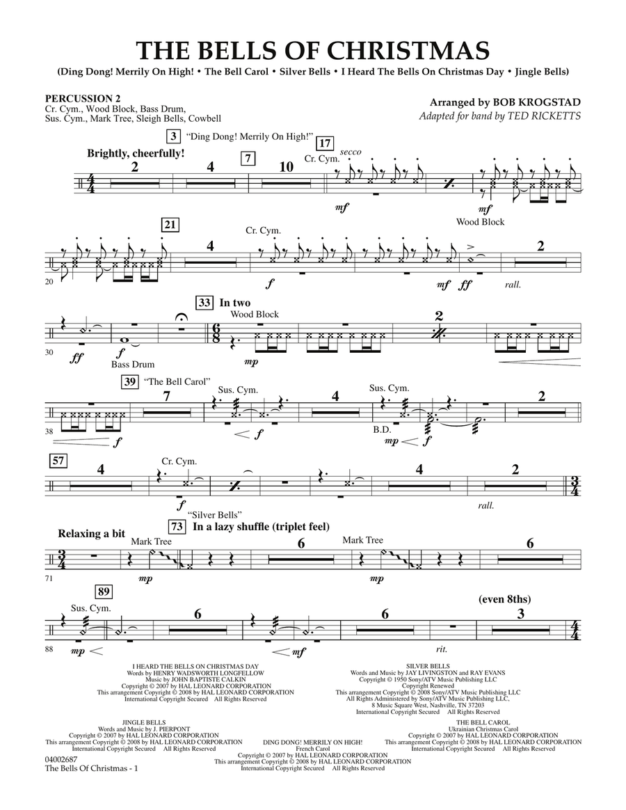 The Bells Of Christmas - Percussion 2