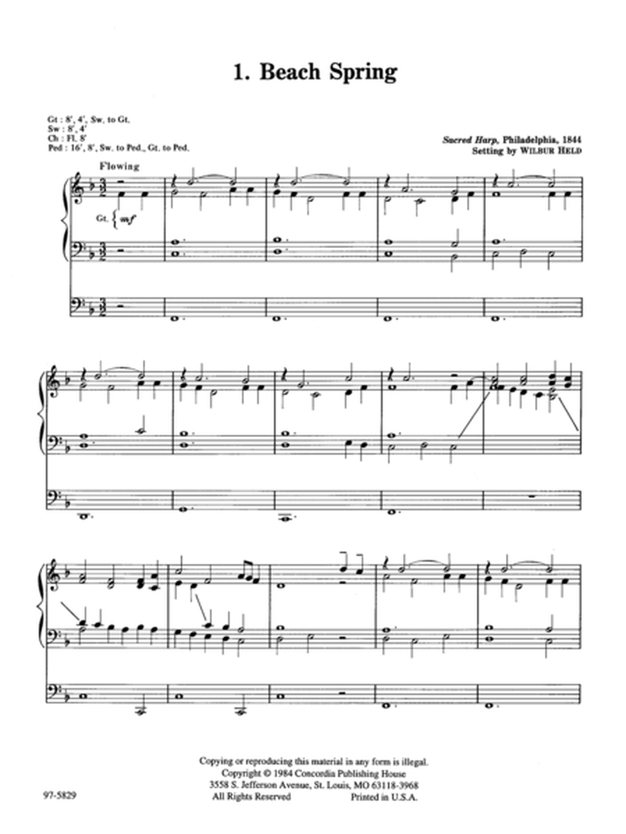 Seven Settings of American Folk Hymns