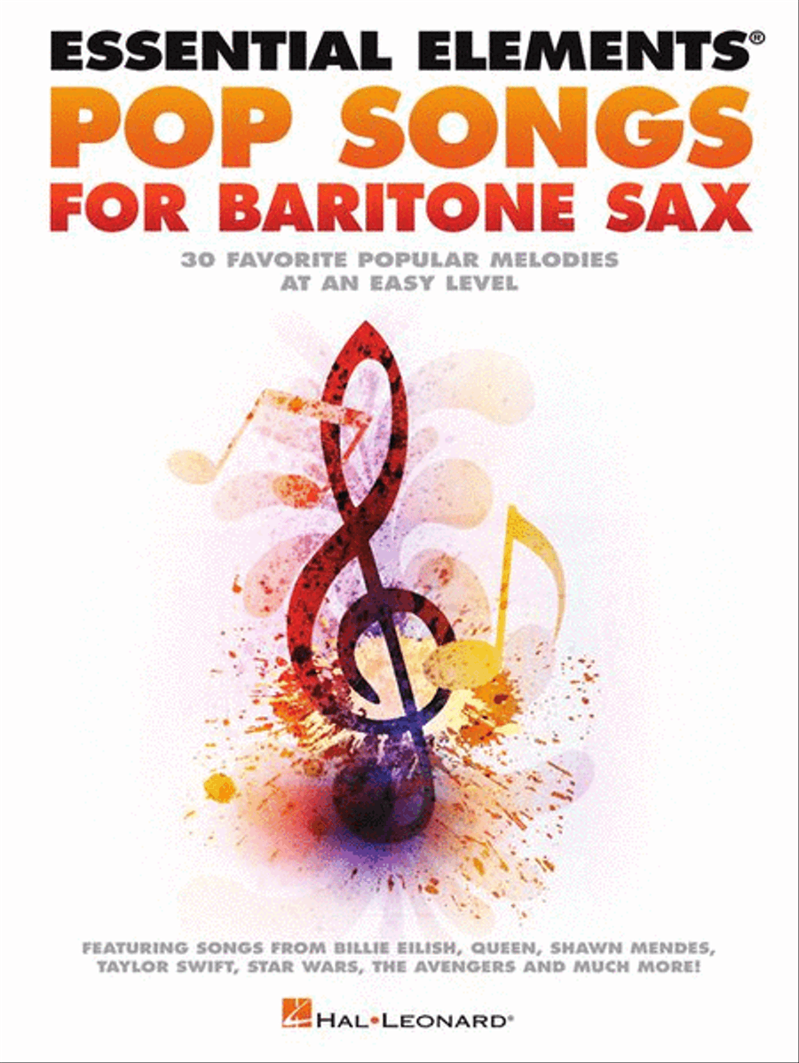 Essential Elements Pop Songs for Baritone Saxophone Concert Band Methods scores gallery preview page 2