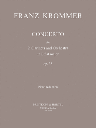 Book cover for Concerto in E flat major Op. 35