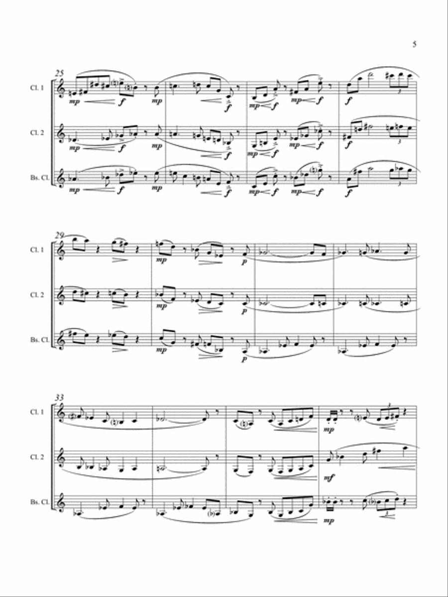 Three for Three Bassoon scores gallery preview page 5