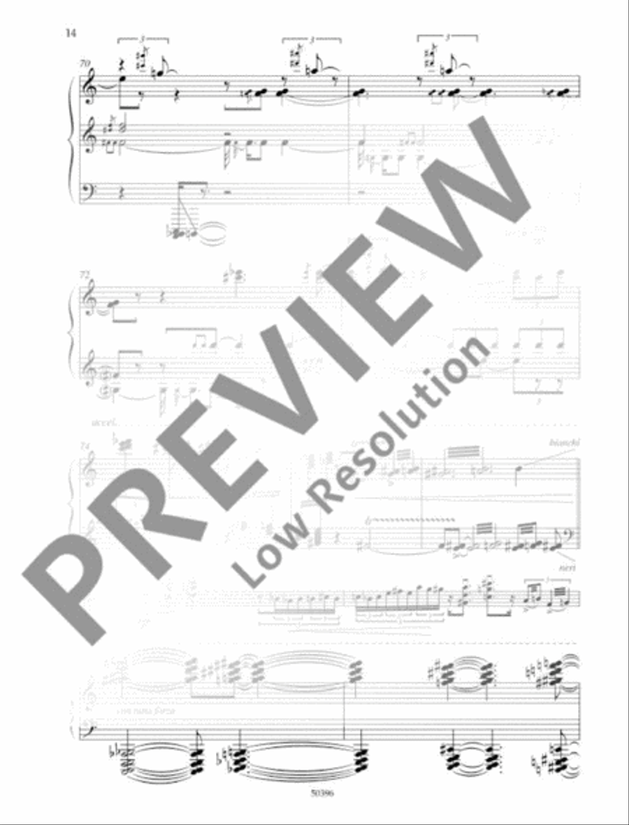 Epitaph Violin Solo scores gallery preview page 15