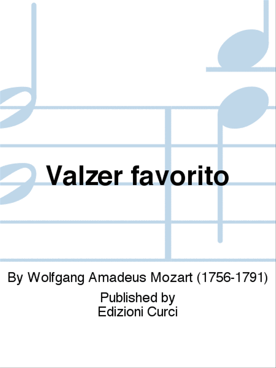 Valzer favorito Piano Solo scores gallery preview page 1