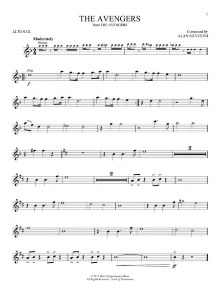 Superhero Themes Instrumental Play-Along for Alto Sax image number null