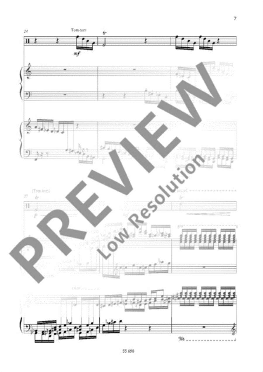 Poème Poème Percussion scores gallery preview page 7