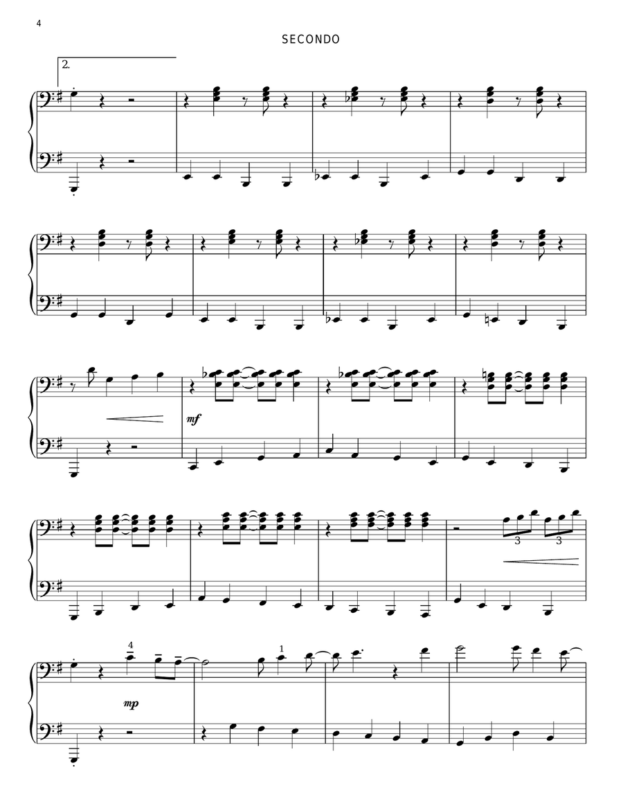 All My Loving All My Loving Piano Duet scores gallery preview page 3