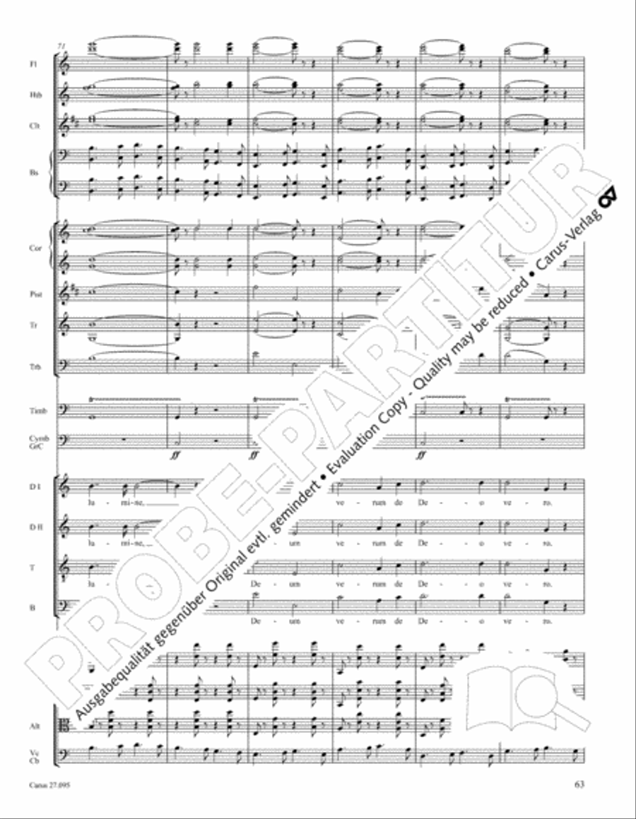 Messe solennelle de sainte Cecile STB scores gallery preview page 76