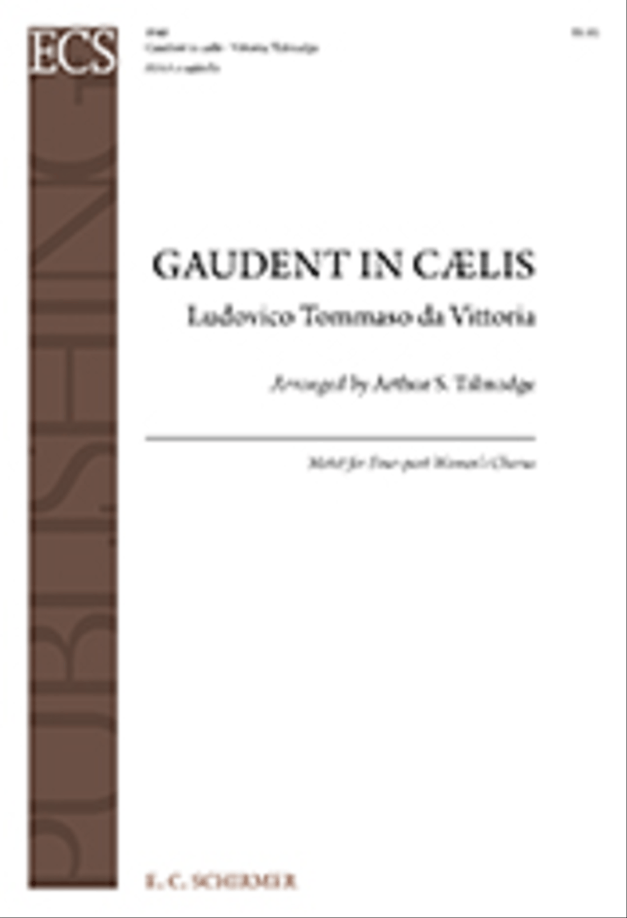 Gaudent in caelis Gaudent in caelis SSAA scores gallery preview page 1
