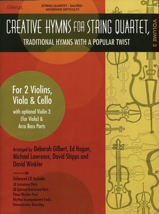 Book cover for Creative Hymns for String Quartet, Vol. 3