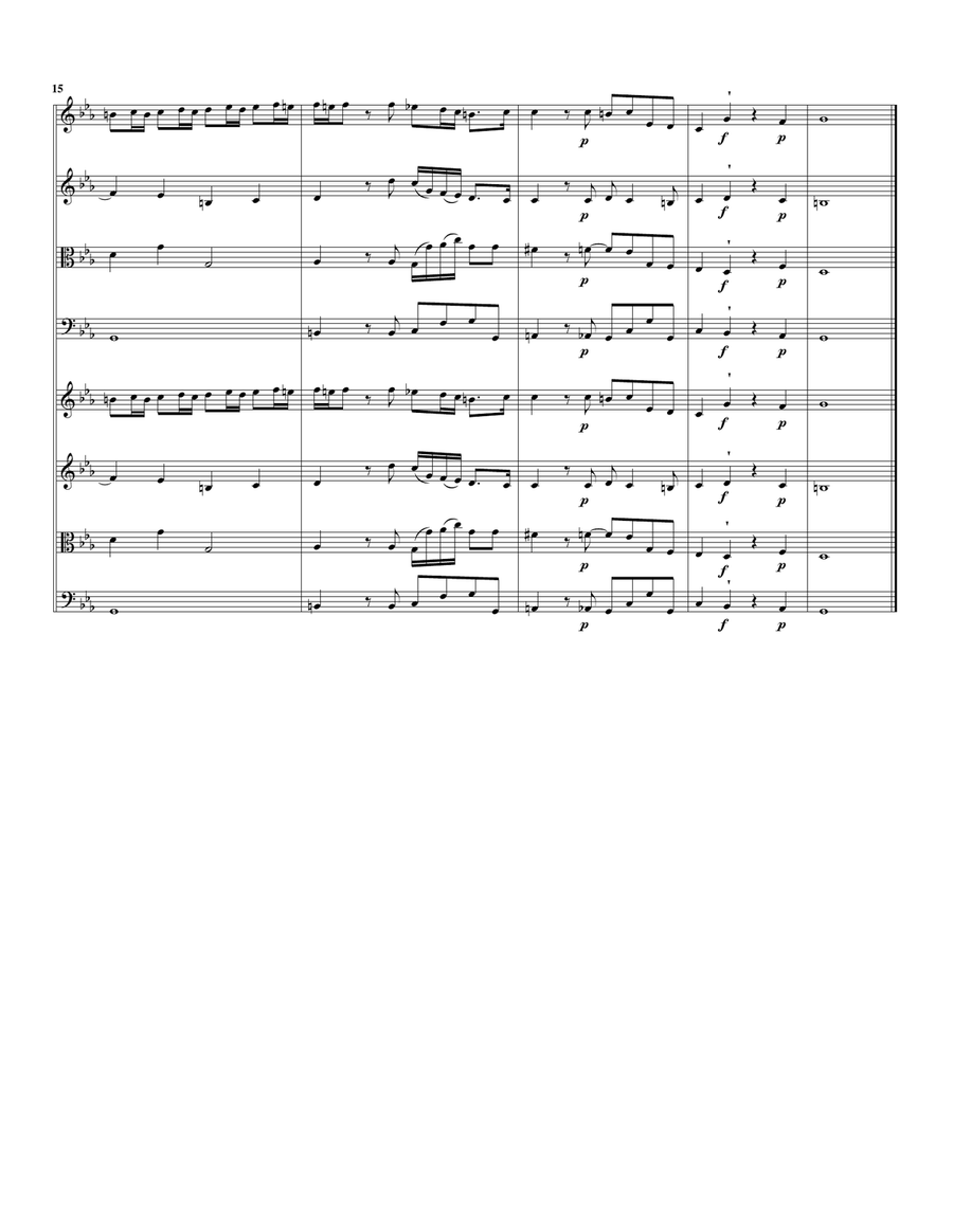 Concerto grosso Op.2, no.2 in C minor String Orchestra scores gallery preview page 4
