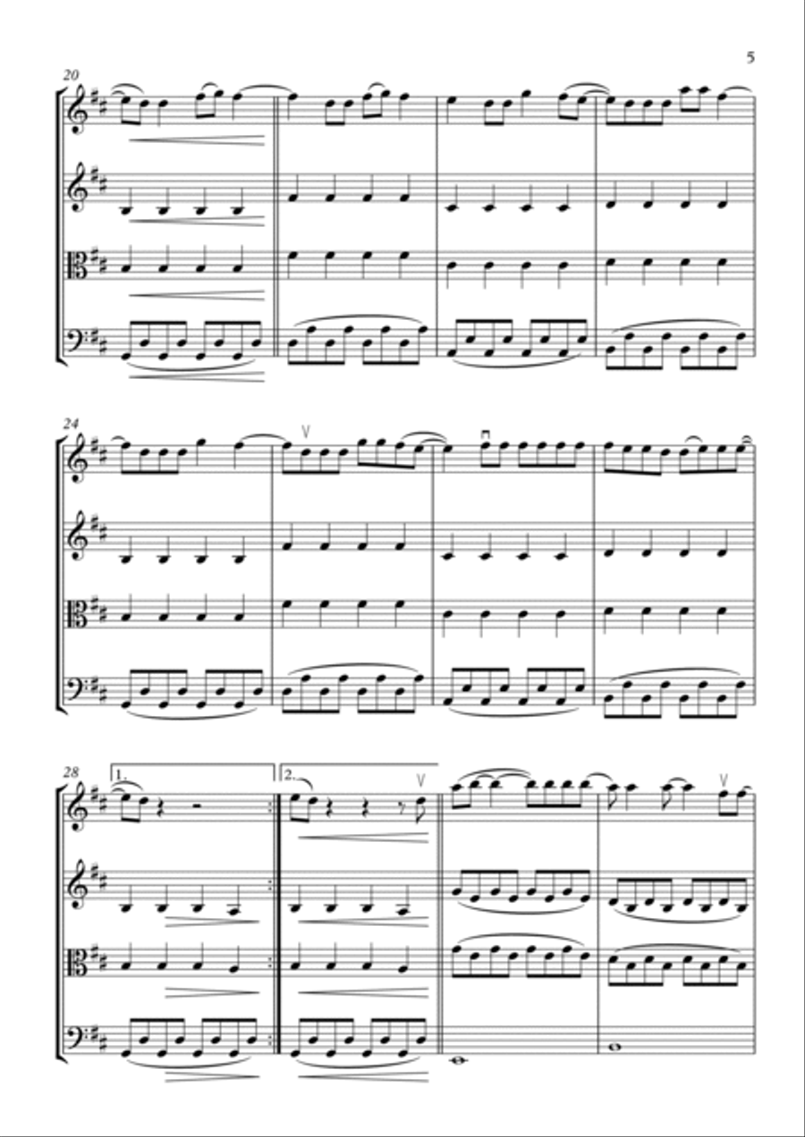 Someone You Loved Someone You Loved String Trio scores gallery preview page 6