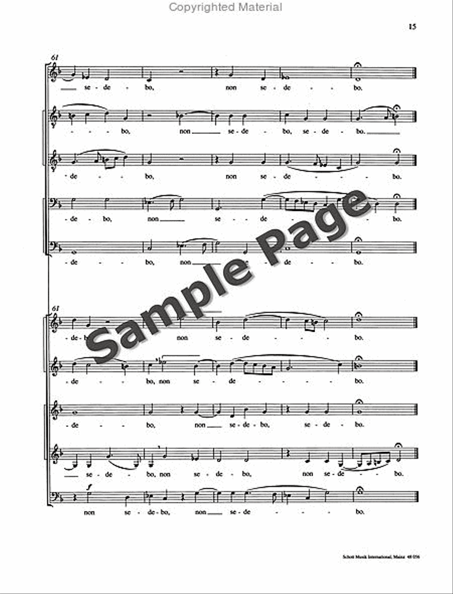 Judica me Mixed Choir scores gallery preview page 16
