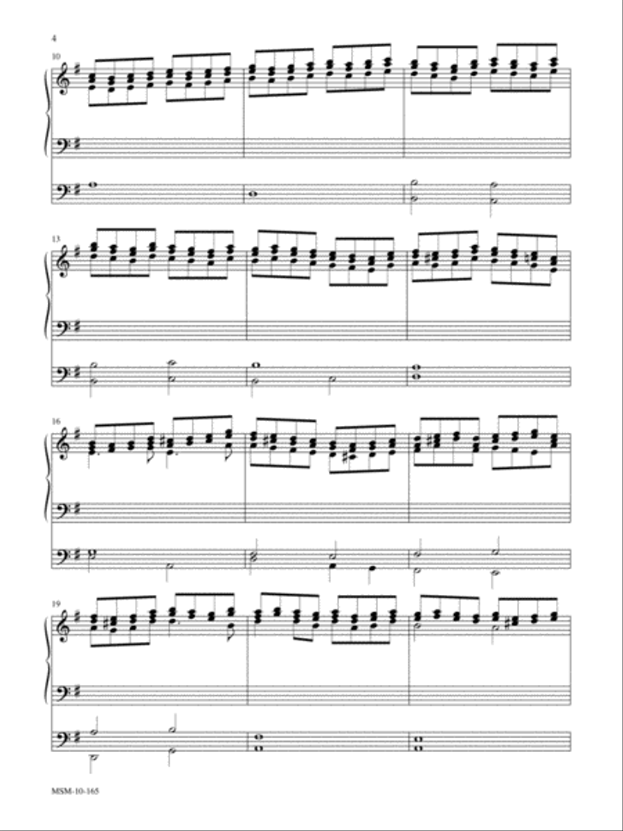 The Bethlehem Collection Six Preludes and Postludes for Christmas Organ scores gallery preview page 4