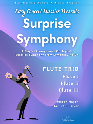 Book cover for Surprise Symphony (Flute Trio)