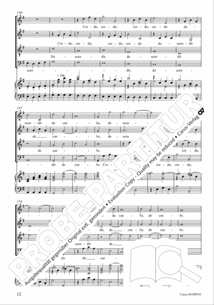 Credo in G SA scores gallery preview page 13