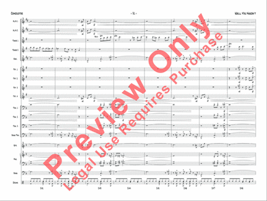Well You Needn't Jazz Ensemble scores gallery preview page 32