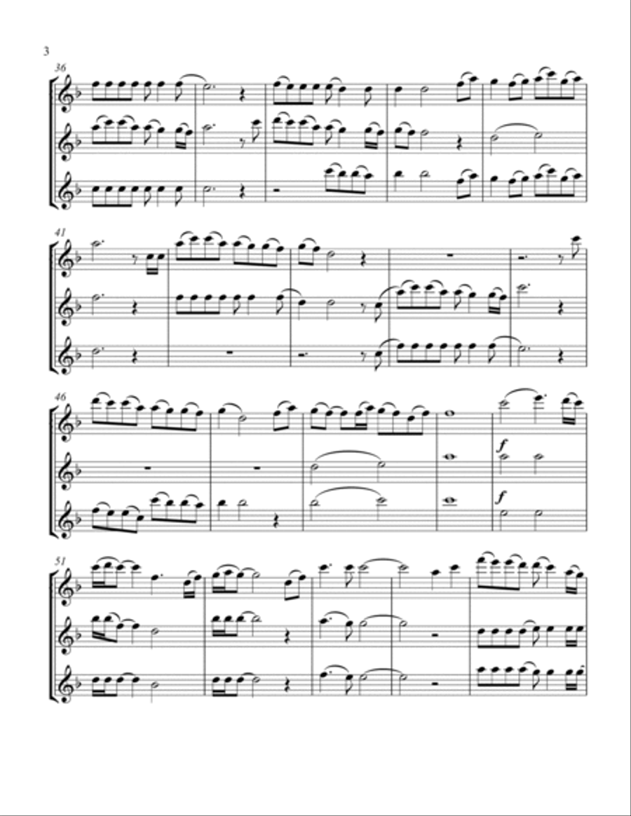 Colors Of The Wind Flute Trio scores gallery preview page 4