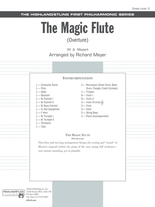 Book cover for The Magic Flute (Overture): Score
