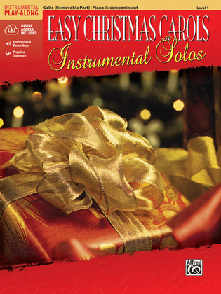 Book cover for Easy Christmas Carols Instrumental Solos for Strings