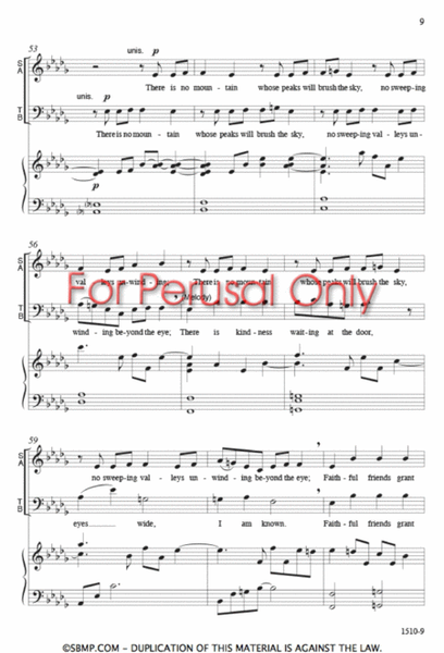I'm Going Home - SATB Octavo image number null