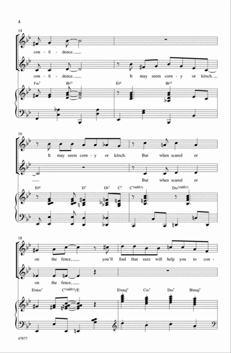 Zazz Choir scores gallery preview page 3