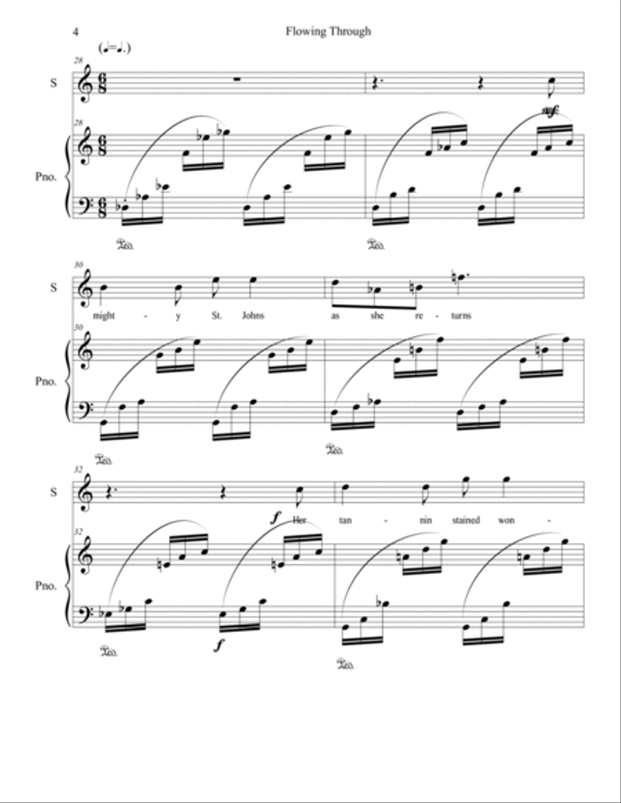 Flowing Through Voice scores gallery preview page 5