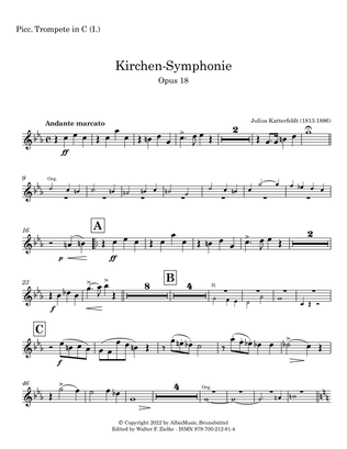 KIRCHEN-SYMPHONIE for organ and brassband, opus 18 (Parts)