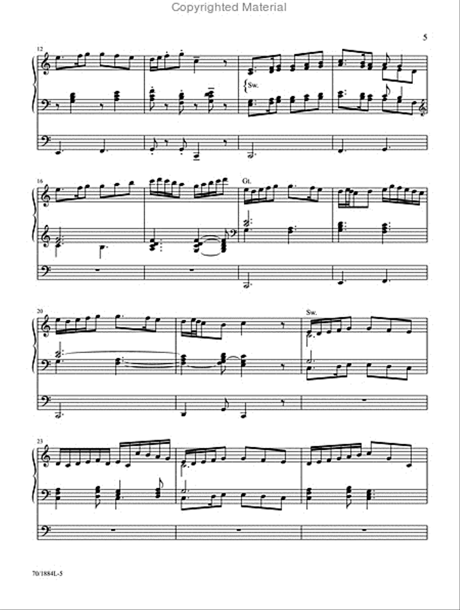 Carols A to Z Organ Solo scores gallery preview page 11