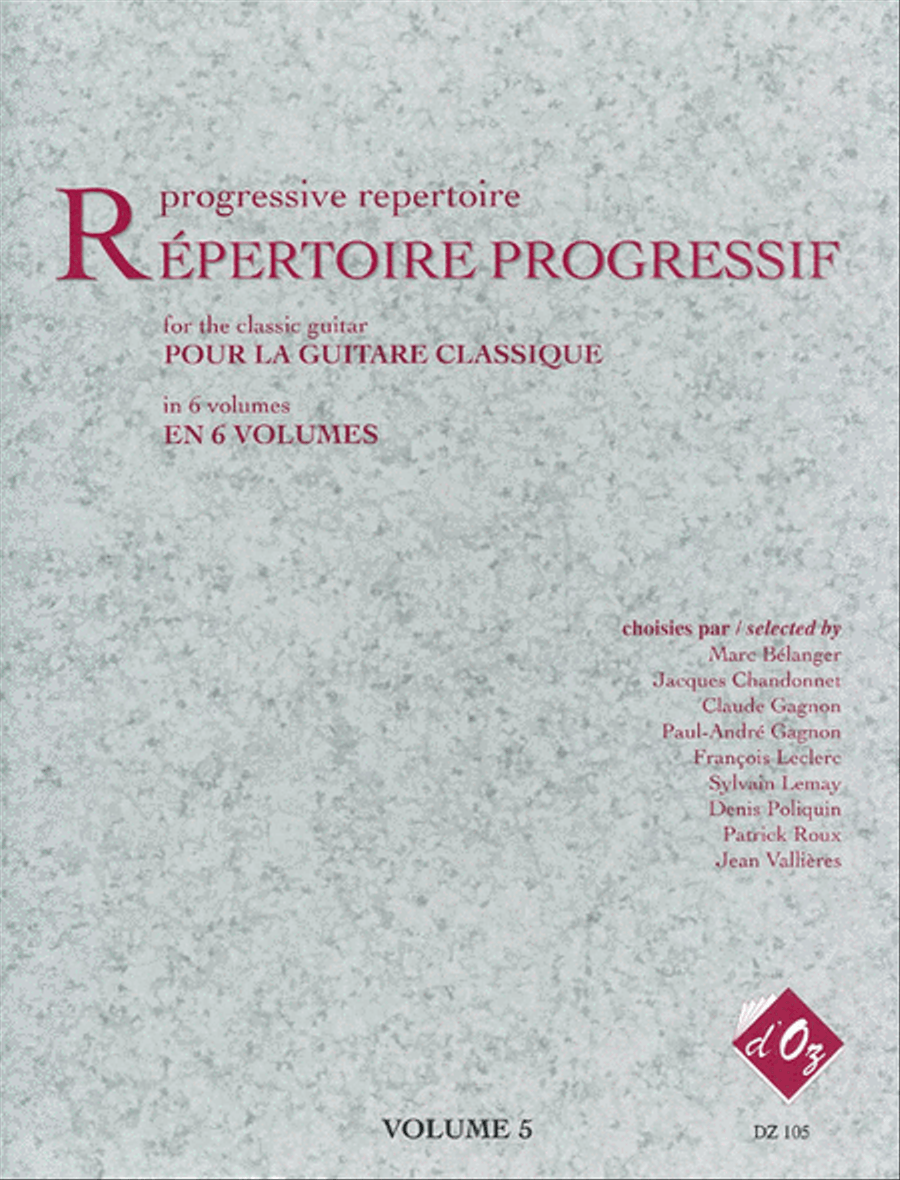 Répertoire progressif pour la guitare, vol. 5