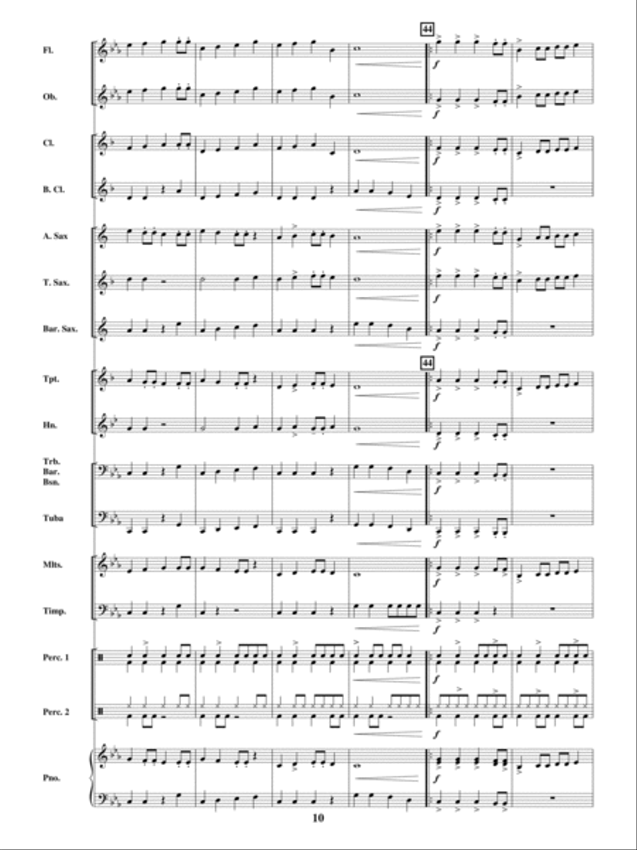 Mojo Mojo Concert Band scores gallery preview page 9