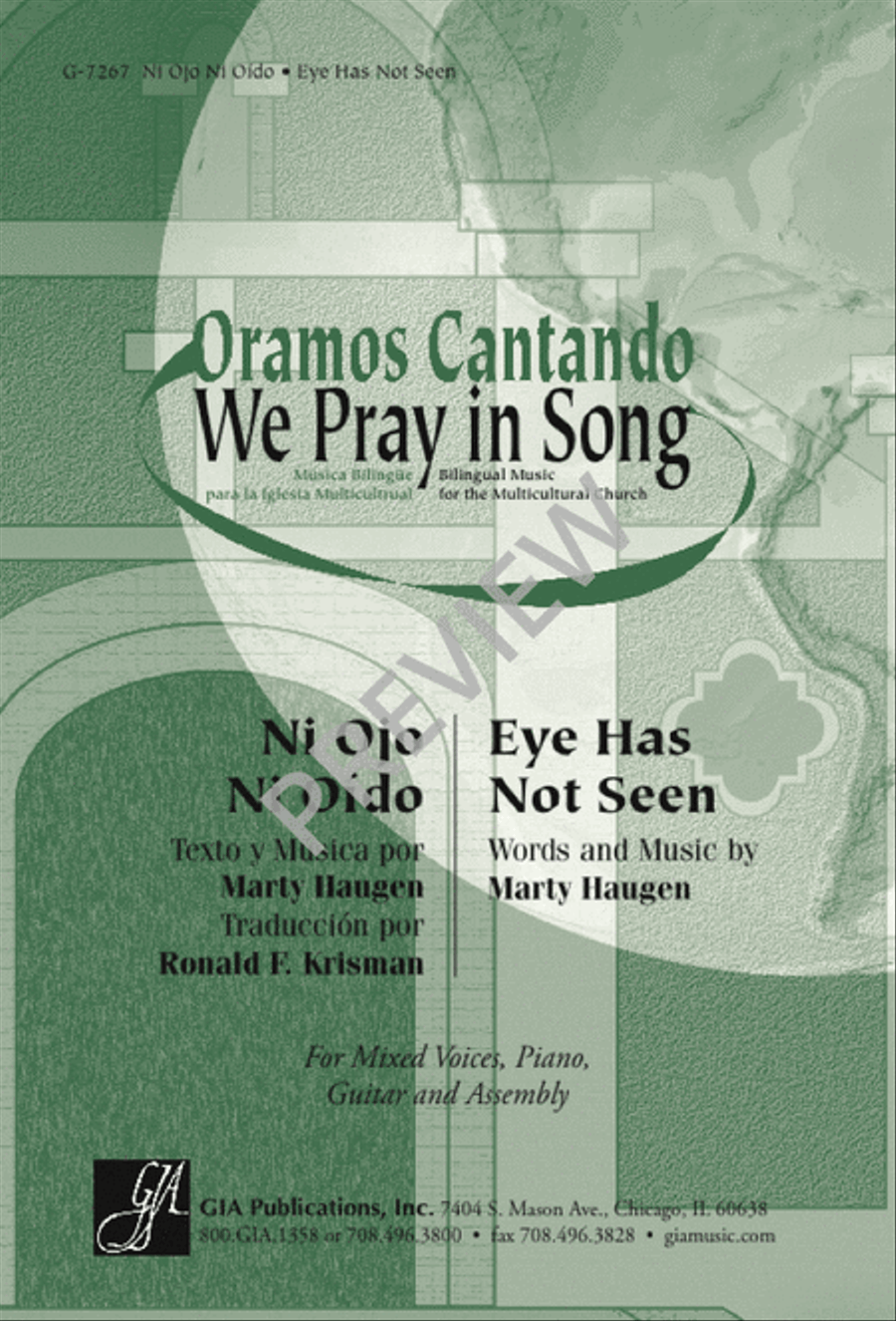 Eye Has Not Seen / Ni Ojo Ni Oído 4-Part scores gallery preview page 1
