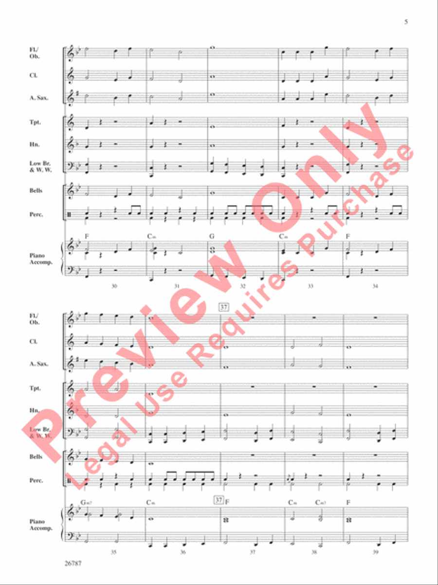 Pirates' Cave Concert Band scores gallery preview page 6