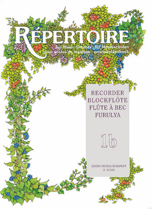 Book cover for Repertoire for the Recorder - Volume 1B