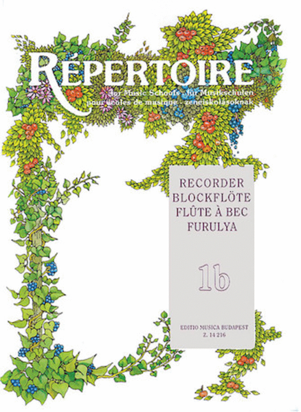Repertoire for the Recorder - Volume 1B