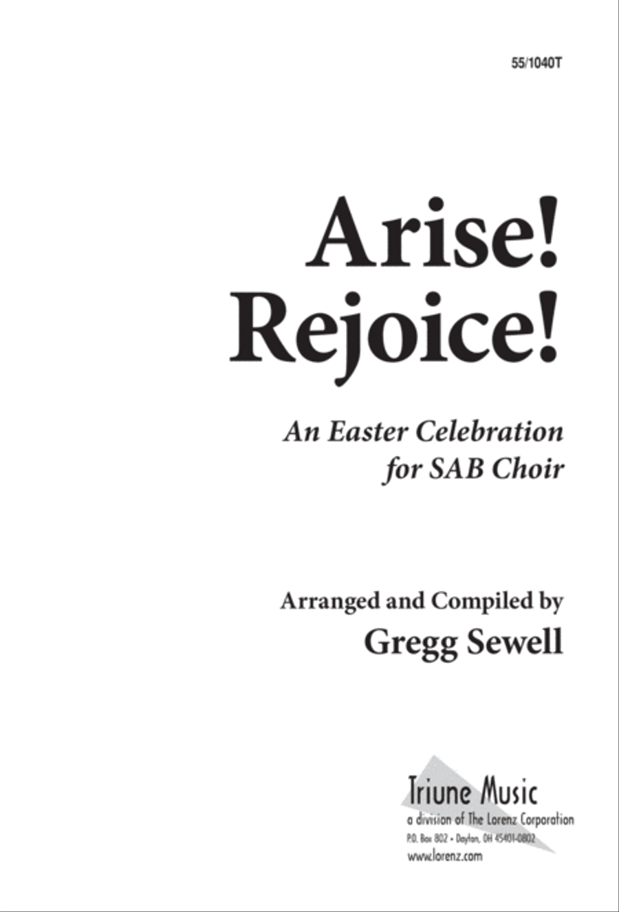 Arise, Rejoice! 3-Part scores gallery preview page 1