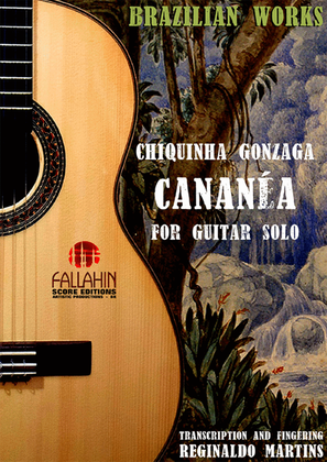 Book cover for CANANÉA - CHIQUINHA GONZAGA - FOR GUITAR SOLO