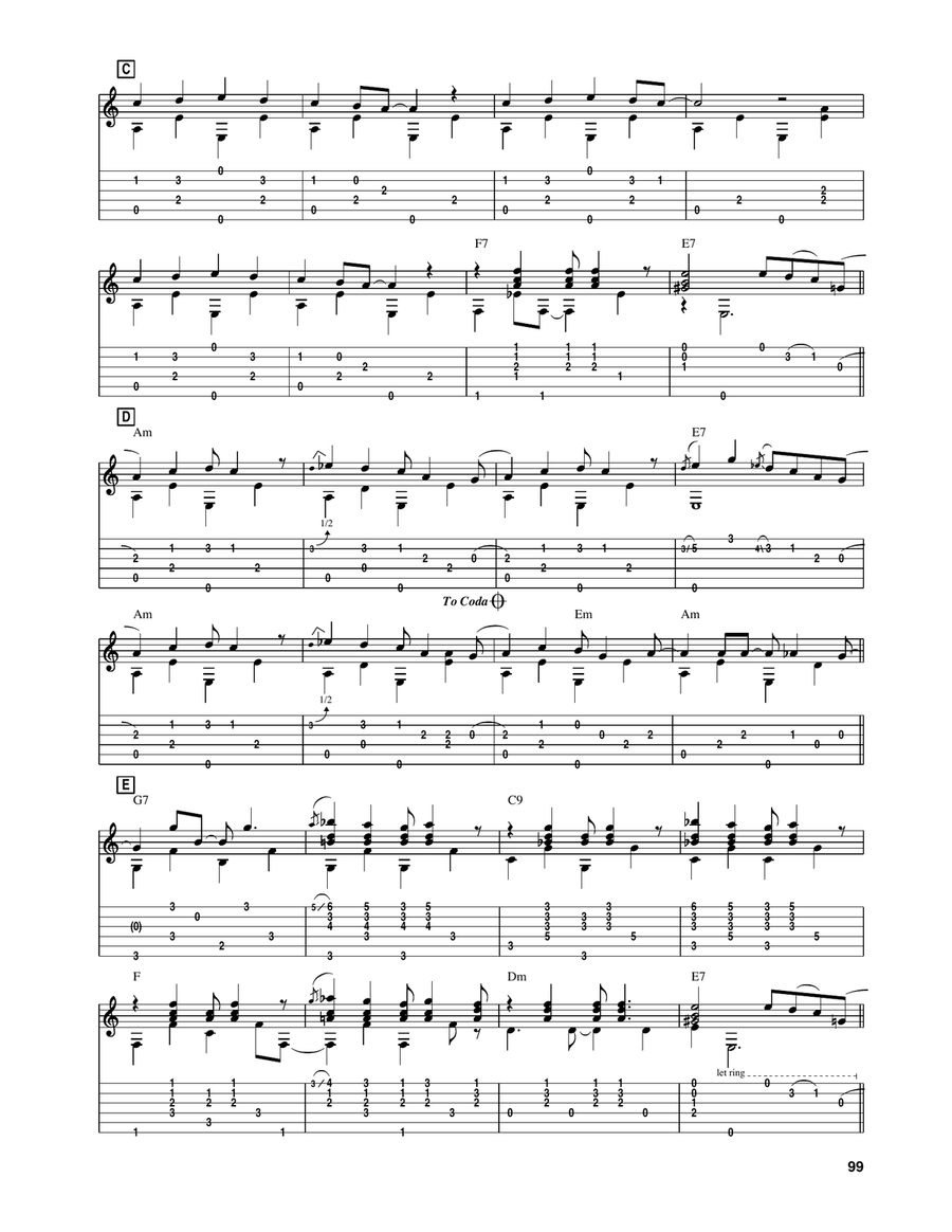 Windy And Warm Acoustic Guitar scores gallery preview page 2