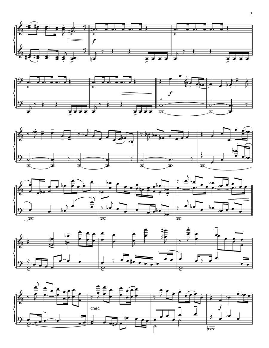 The Mission Theme The Mission Theme Piano Solo scores gallery preview page 3
