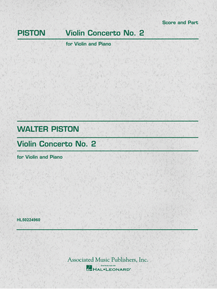 Book cover for Concerto No. 2 (1960)