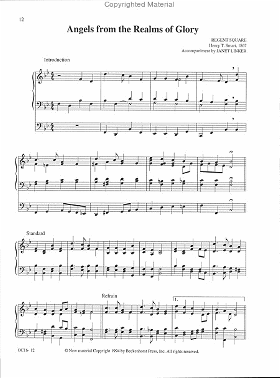 The Last Verse for Christmas Organ scores gallery preview page 7